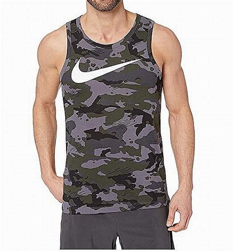 nike tank top camouflage herren|Mens Nike Camo T.